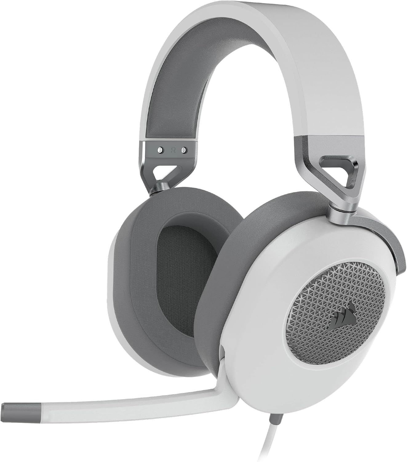 Casque de jeu filaire Corsair HS65 Surround — Blanc